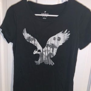 Black american eagle t-shirt